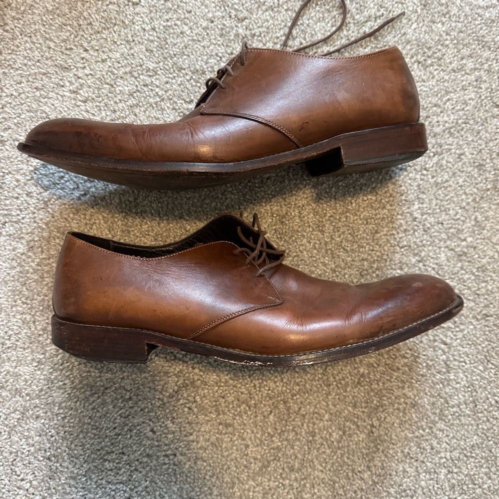 To Boot Brown Leather Oxfords